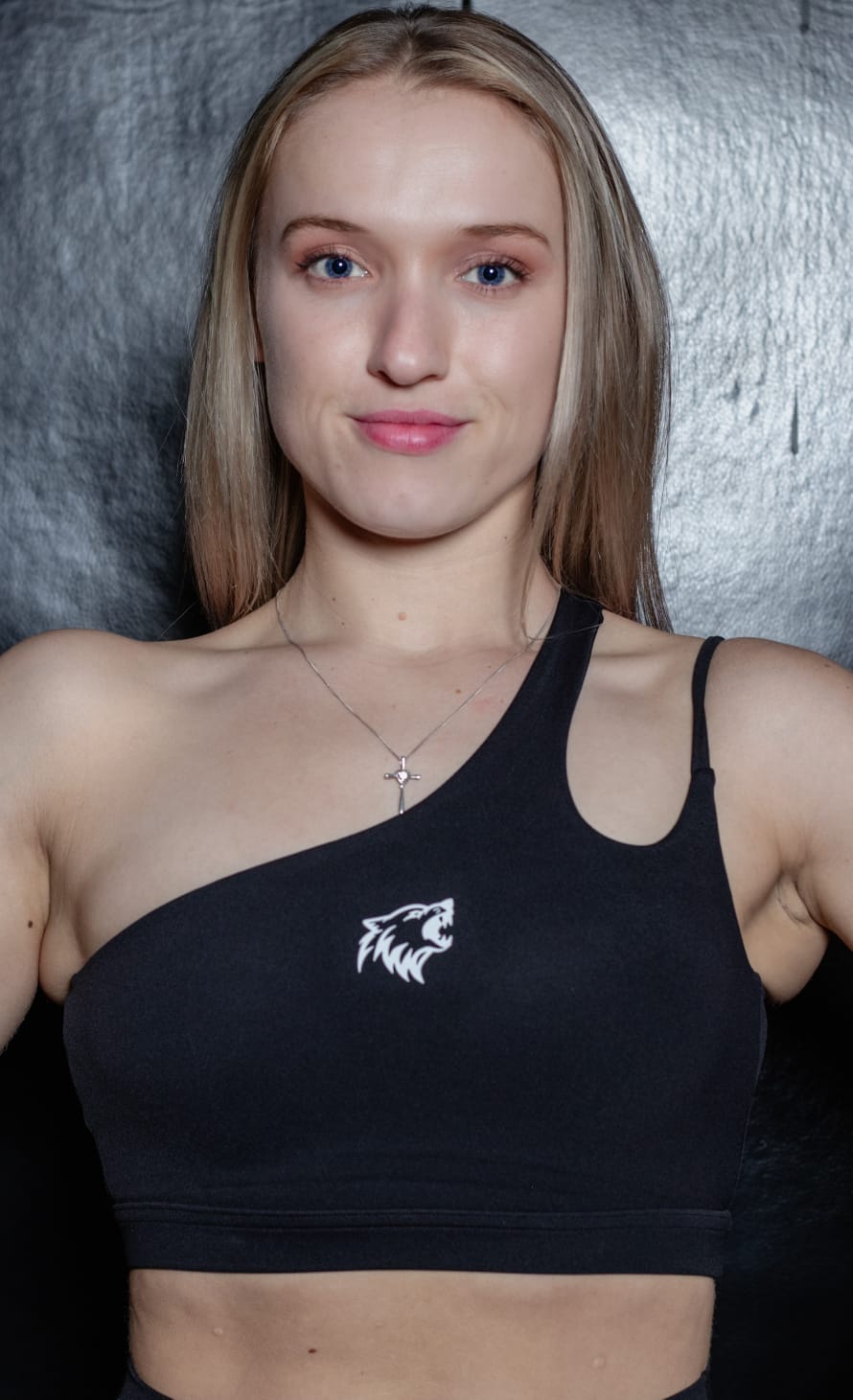 Ladies Sports Bra (Black) - Single Strap