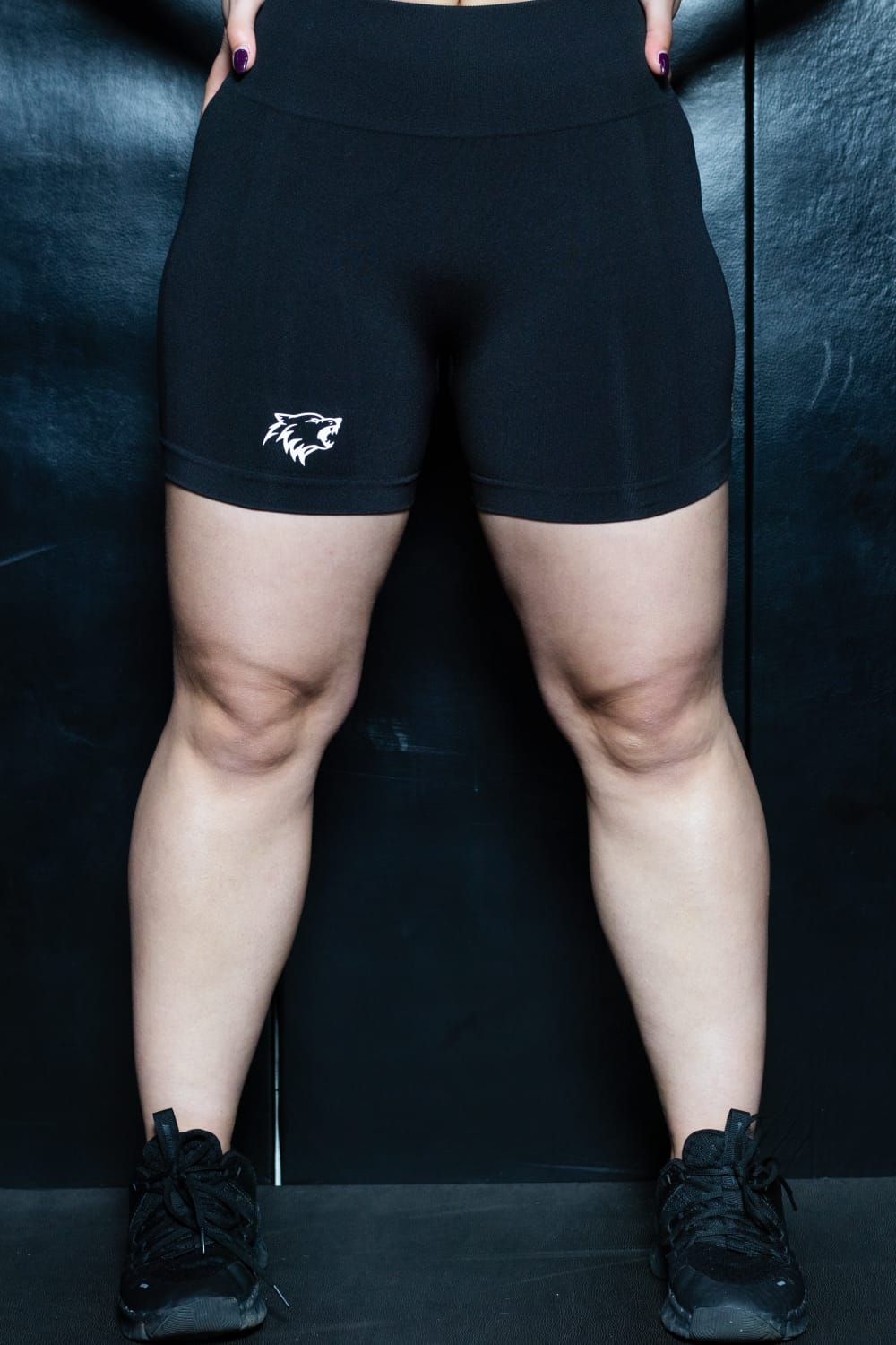 High-Stretch Booty Shorts (Black)