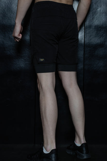 2-in-1 Pro Shorts (Black)