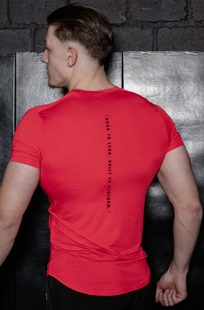 Short Sleeve Compression Top (Red)