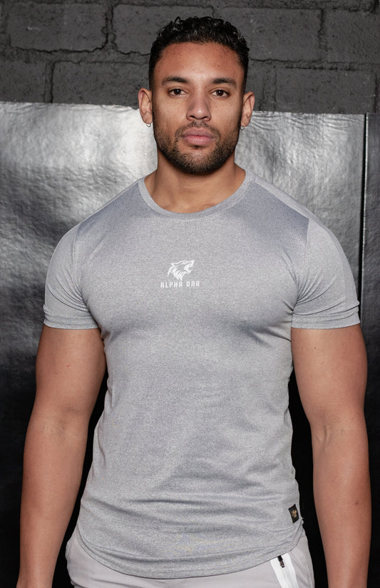 Short Sleeve Compression Top (Grey)