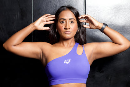 Ladies Sports Bra (Indigo) - Single Strap